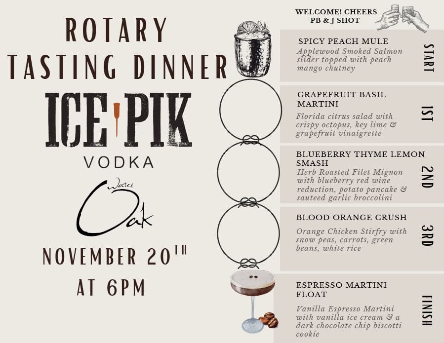 vodka dinner menu vodka dinner menu